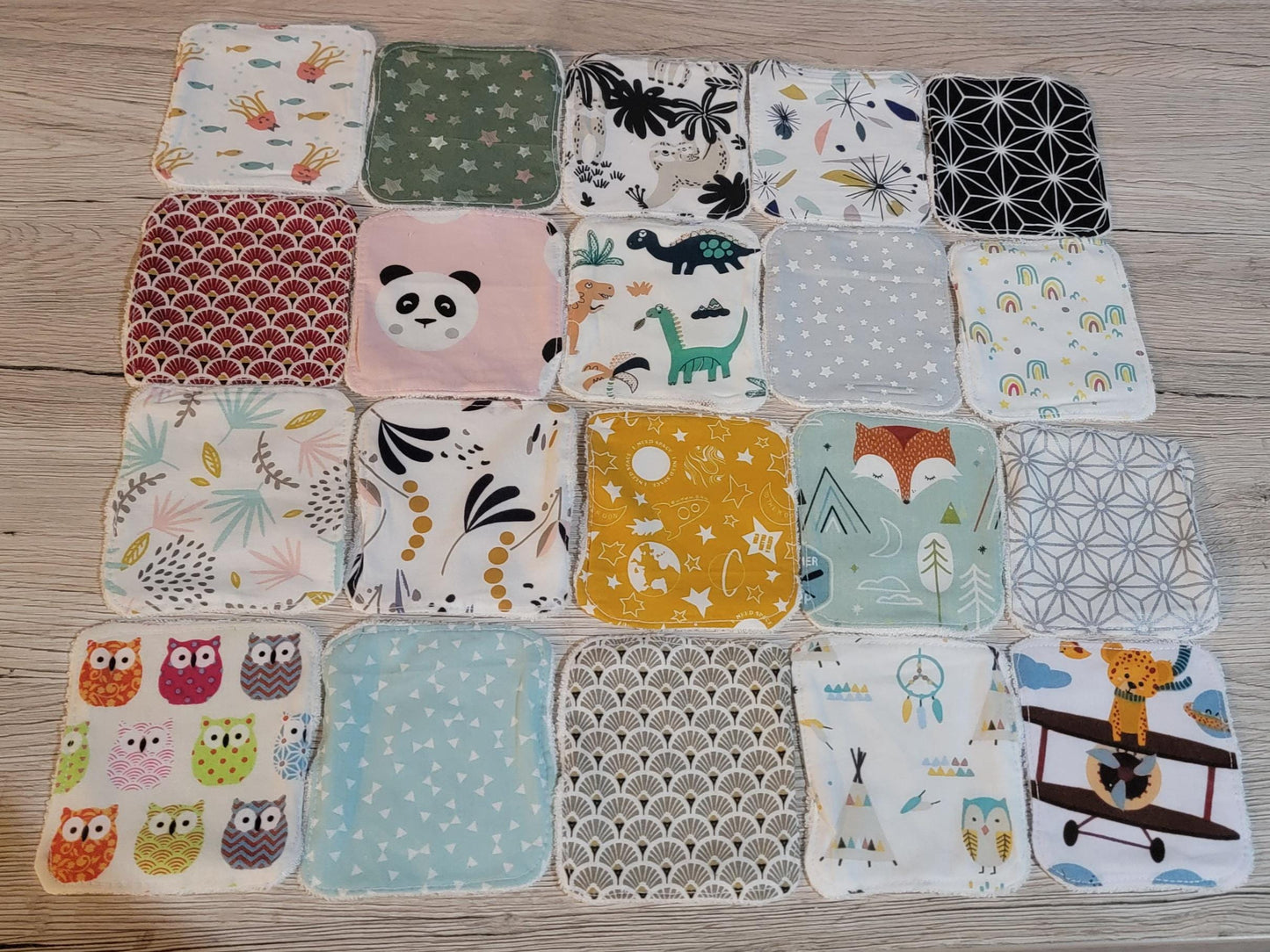 Lingette lavable lot de 20