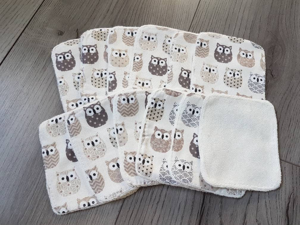 Women's baby washable wipes x12