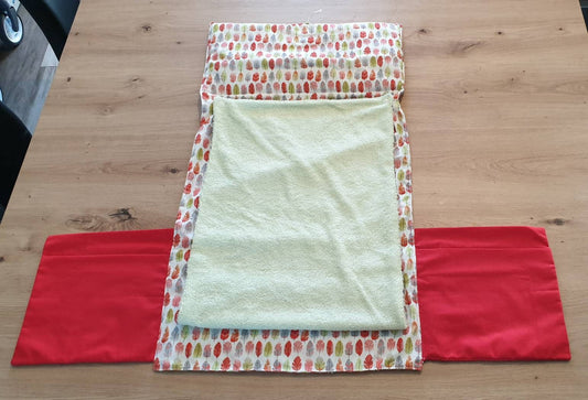 Foldable nomadic changing mat.