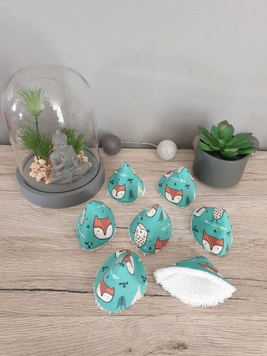 Animal pee teepees, pee protection teepees, penile teepees, set of 7 foxes