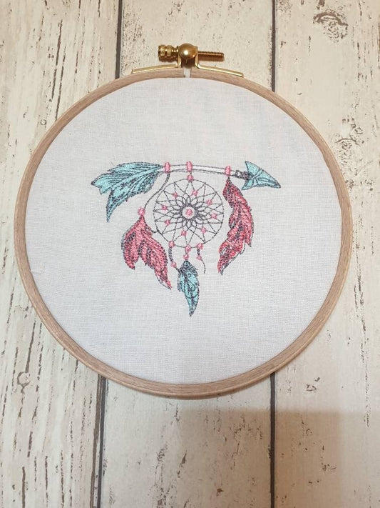 Dreamcatcher embroidery drum