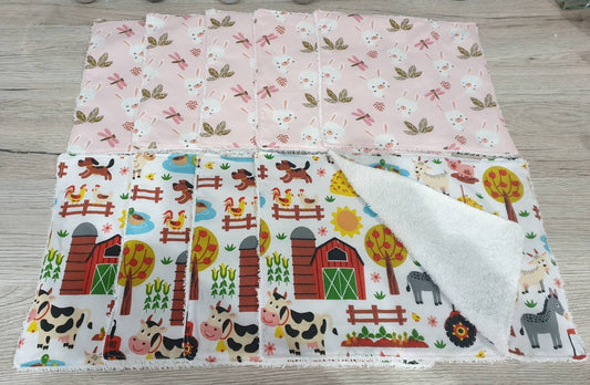 Washable wipes, large size