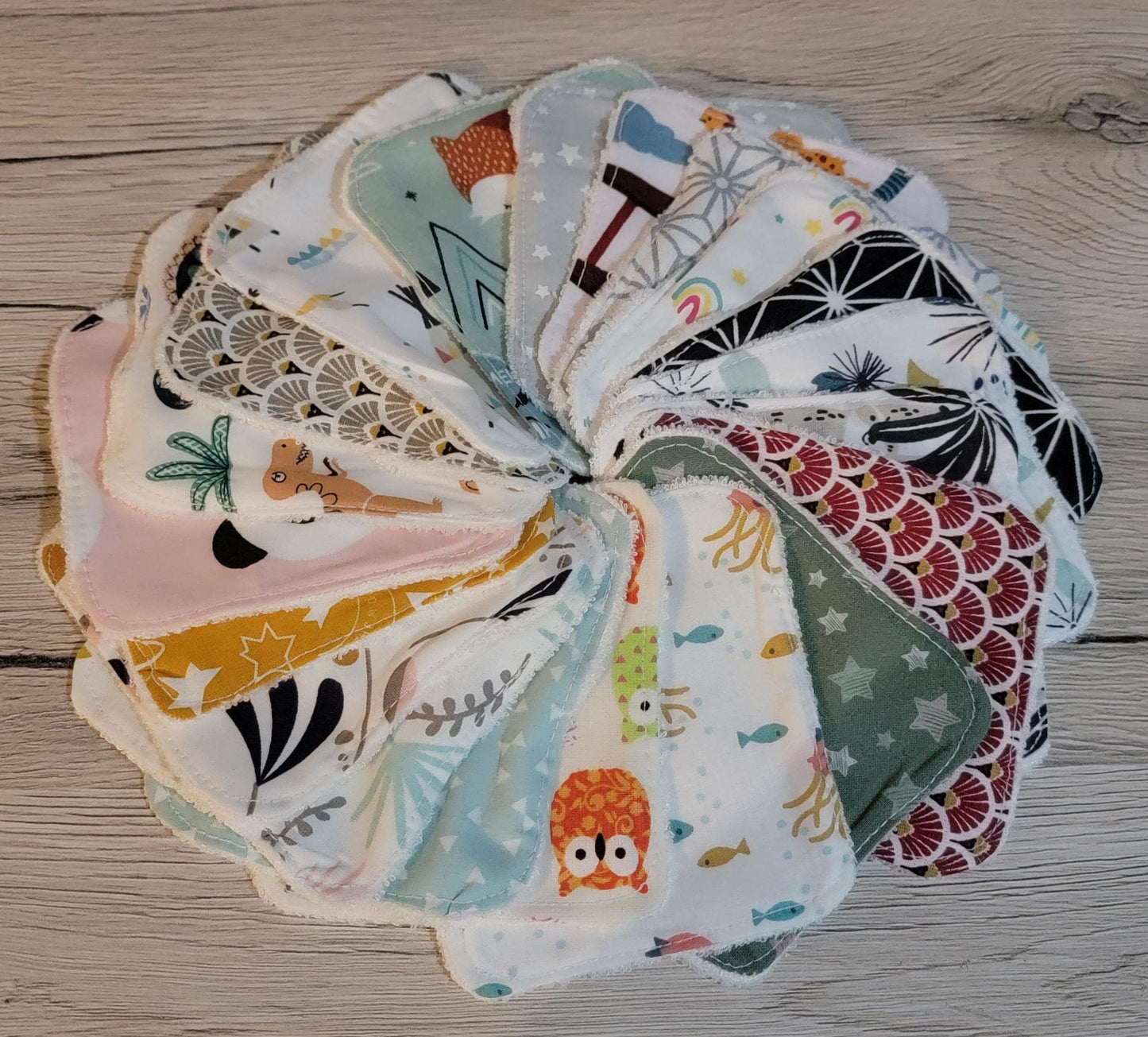 Lingette lavable lot de 20