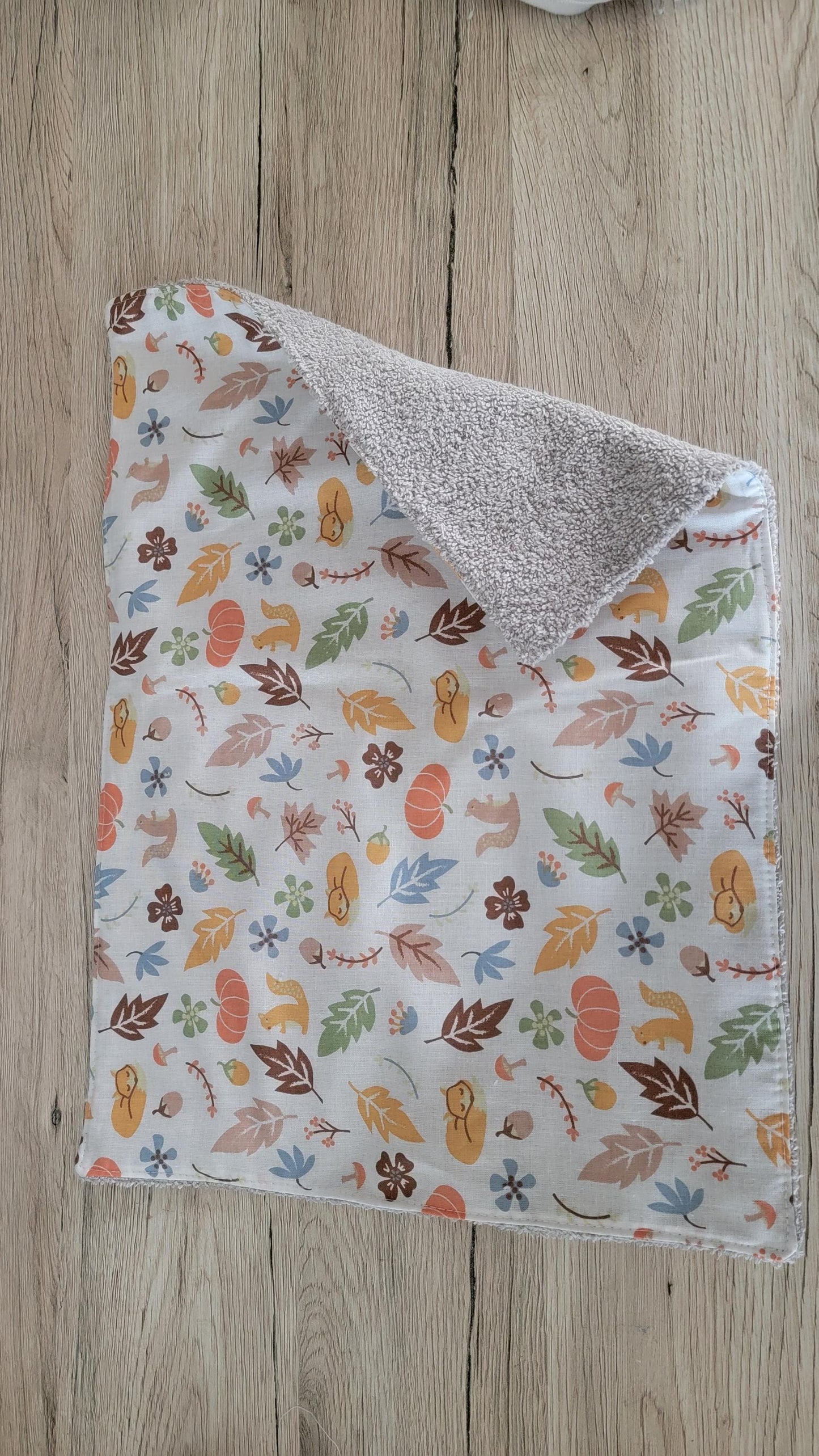 Dish drying mat with 2 paper towels