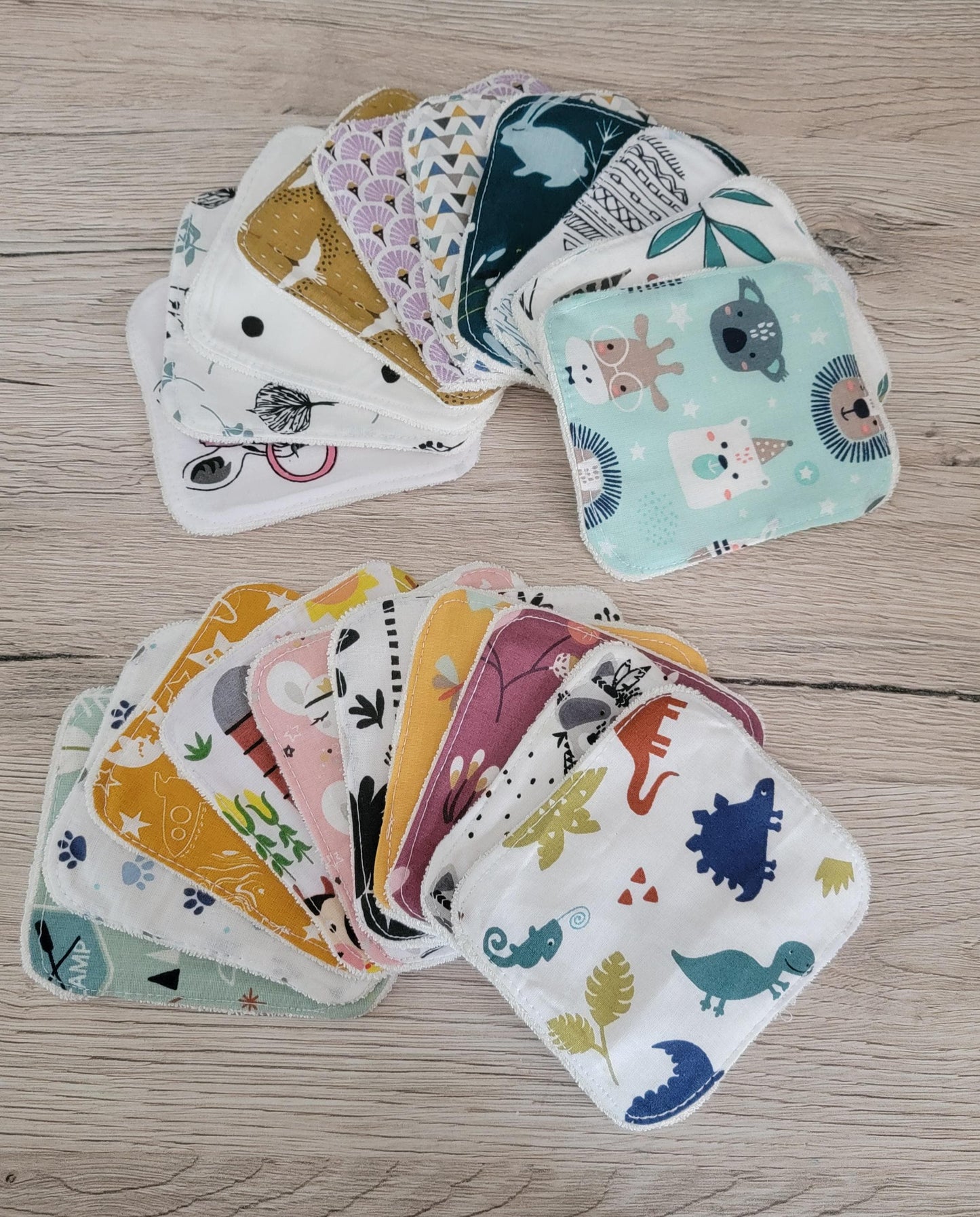 Lingette lavable lot de 15