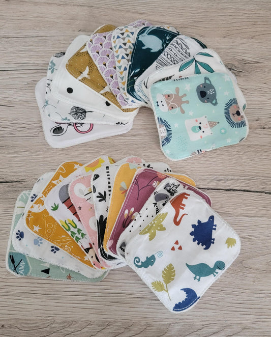 Lingette lavable lot de 15