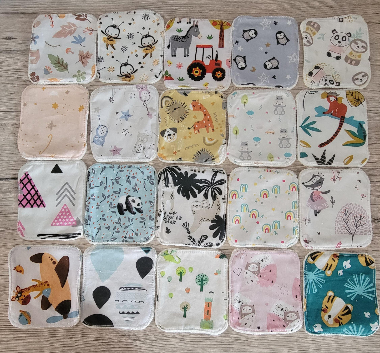 Lingette lavable lot de 20