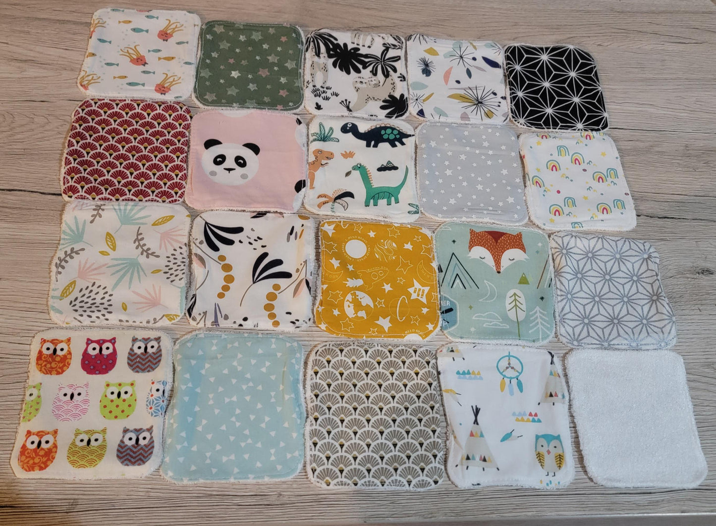 Lingette lavable lot de 20