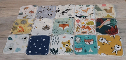 Lingette lavable lot de 15