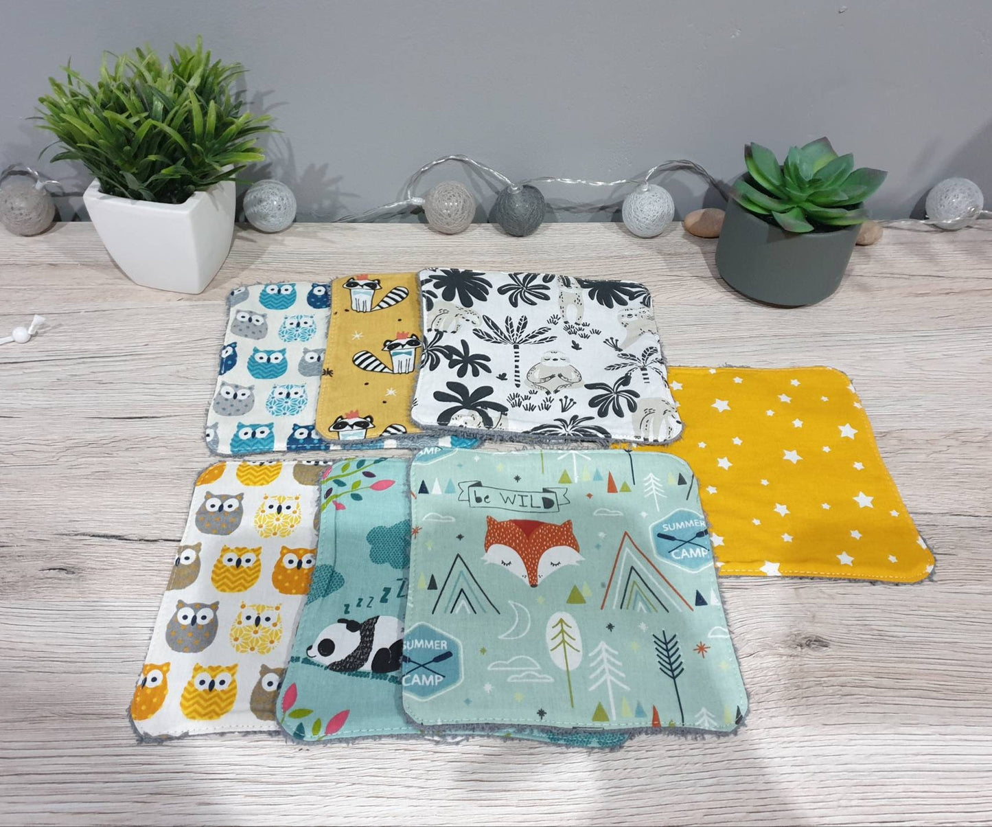 Washable wipes