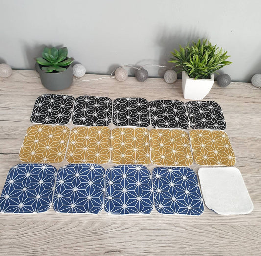 Bamboo washable wipes x15