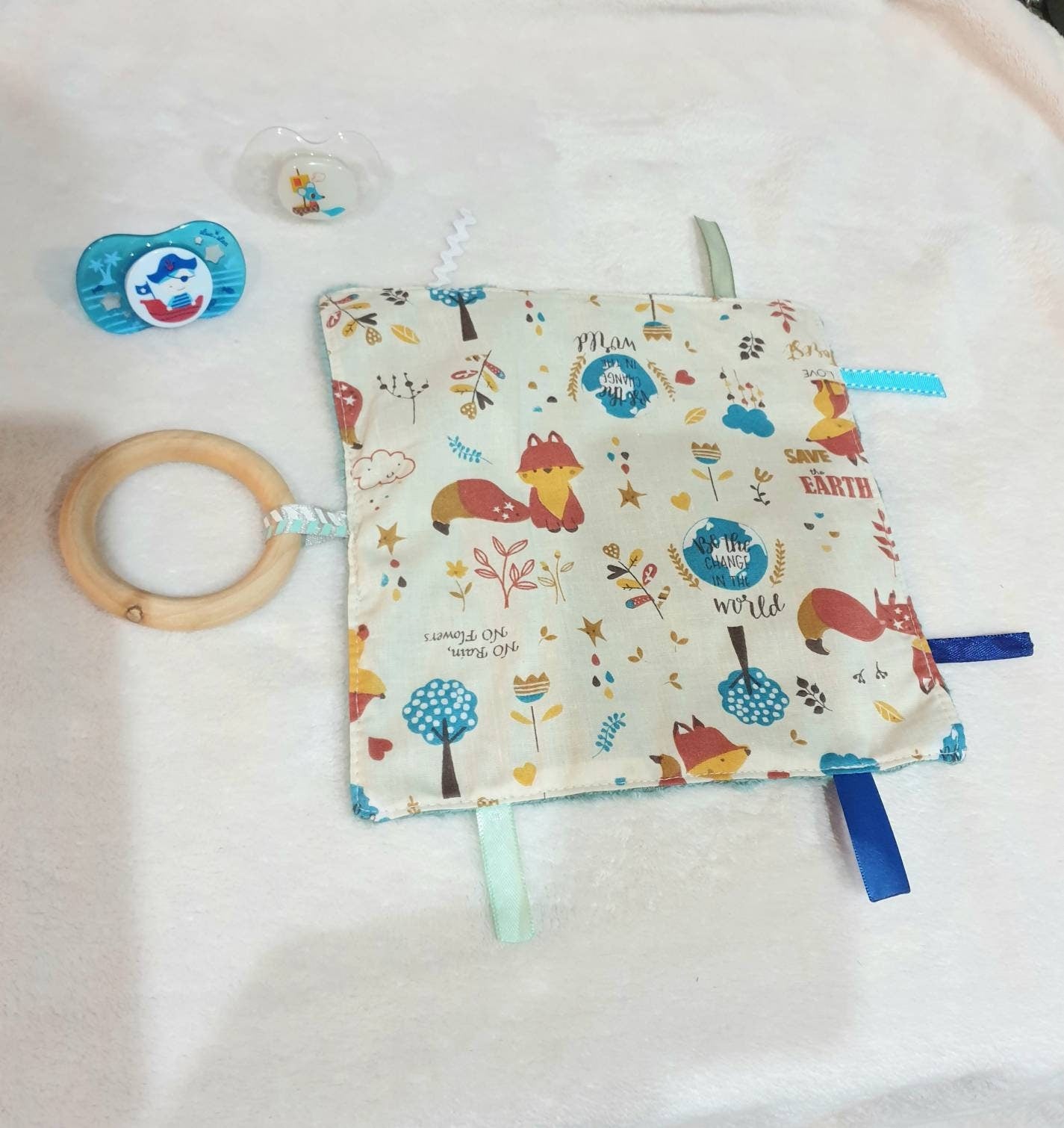 Doudou labels all soft teething rings