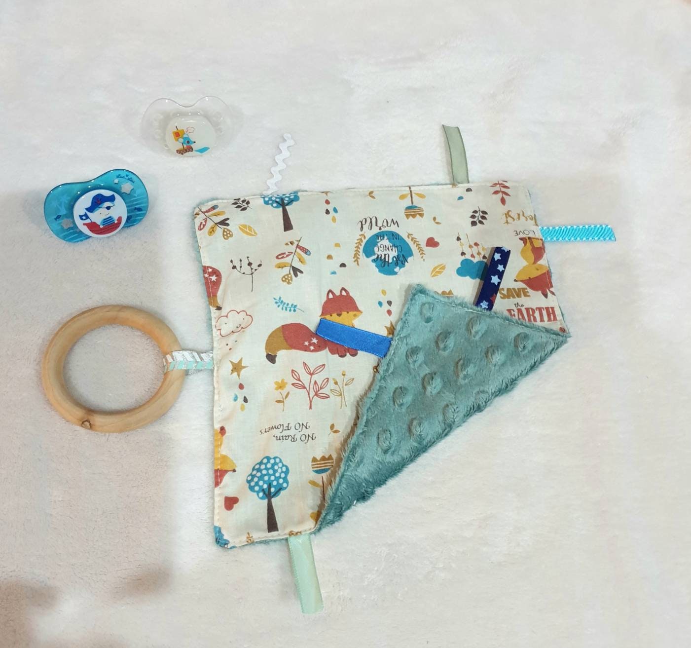 Doudou labels all soft teething rings