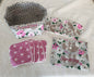 Washable wipes with basket and pouch x10 fox