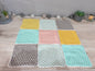 washable diapers / wipes 15x15cm floral