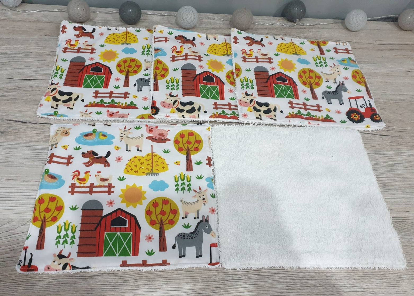 Washable wipes, large size