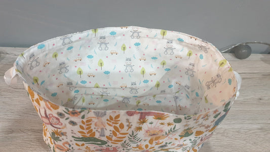 Basket for diapers or wipes