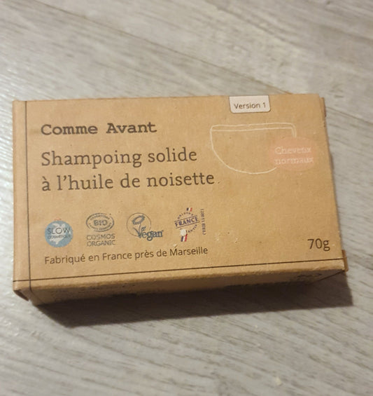 solid shampoo with hazelnut oil 70g