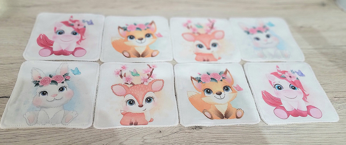 Washable wipes 12x12
