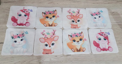 Washable wipes 12x12